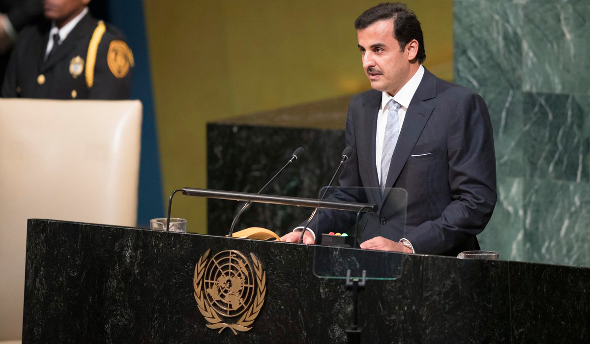 Participation of HH the Amir in UNGA Attracts World Leaders' Attention
